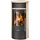 Oranier Polar Neo 6 Stahl Schwarz/Abdeckplatte Sandstein