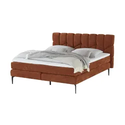 switch Boxspringbett ¦ orange ¦ Maße (cm): B: 175 H: 110