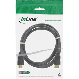 InLine 17011P HDMI 1.4 mit Ethernet Stecker/Stecker schwarz-gold 1,5m