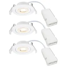 Nordlux Monolo Einbaustrahler 3er Set, LED, 2510310101,