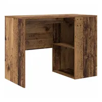 VidaXL Schreibtisch mit Regal Altholz Braun
