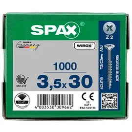 SPAX Universalschraube 3,5 x 30 mm 1000 Stück