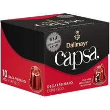 Dallmayr Capsa Espresso Decaffeinato Kaffeekapseln 10 St.