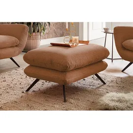 KAWOLA Hocker CHARME Cord 120 x 45 x 70 cm Braun