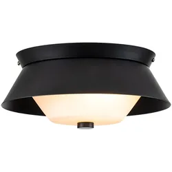 Bowtie 2lt Flush - Mattschwarz