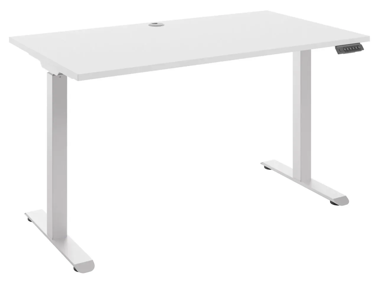 Manjana E-Schreibtisch 2-motorig OHIO - B/H/T ca. 130,00x74,20x68,00