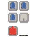 ABL Energiewürfel Kunststoff grau IP44 3Steckd Z 30.02 1x16A5p400V