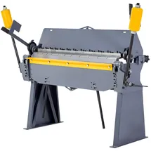Vevor Biegemaschine, 1220 mm Kantbank, 2,5-mm-Weichstahl-Biegedicke, 0–135 Grad einstellbar, Blechbieger, Schwenkbiegemaschine mit 8 Fingern, Blechbiegemaschine für präzises Biegen