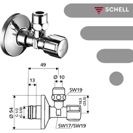 Schell Eckventil COMFORT 1/2"
