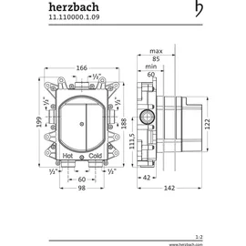 Herzbach Logic Plus Universal-Einbaukörper