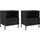 vidaXL Nachtschrank 40 x 35 x 47,5 cm Schwarz