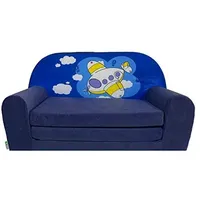 FORTISLINE – Kindersofa Mini ausklappbar 40x78x45cm - Kindersofa für Kinder 2in1 - Kindercouch ausklappbar - Schlafcouch aus Schaumstoff - Abnehmbarer Bezug - Viele Motive