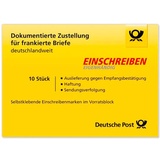 Deutsche Post Deutsche Post, Einschreiben-Label Eigenhändig 4,85 € Deutschland 10 Stück