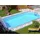 Steinbach Styria oval 490 x 300 x 120 cm blaue Poolfolie