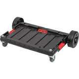 Toolbrothers RHINO XXL Mobiler Transportroller ECO Transport Platform Rollbrett mit Schwenkrädern aus Metall und Bremse