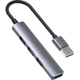 UNITEK H1208A USB-A 3x 2.0, 3.0 (H1208A)