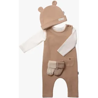 Erstausstattungspaket LILIPUT, Baby, Gr. 56, beige (beige, weiß), 100% Baumwolle, casual, KOB Set-Artikel, im niedlichen Design