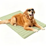 Pfotenchill Kühlmatte - Die Innovative Kühlmatte für Hunde, S/M/L/XL Pfoten chill kühlmatte Hund Selbstkühlend, Sommer Kühldecke hundematte für Zuhause Unterweg oder im Auto (Grün,122*71cm)