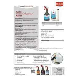 BALLISTOL Universal- und Kunststoff-Reiniger 25075, 750ml