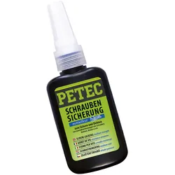 PETEC 91050 Schraubensicherung Mittelfest Blau 50g Schrauben Sicherung