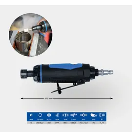 BRILLIANT TOOLS Stabschleifer Druckluft gerade BT160702