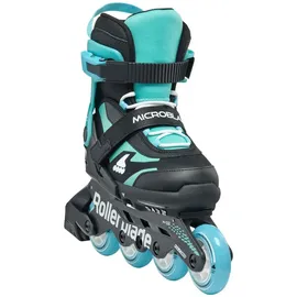Rollerblade Microblade Schwarz/Light Blue 28