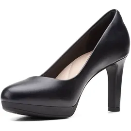 CLARKS Ambyr Joy Pumpe, Black Leather, 37 EU