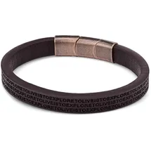 FYNCH-HATTON The Leather Classic Armband braun 22,5 cm
