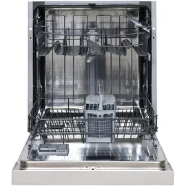 Telefunken GET6012DI Einbau-Geschirrspüler (teilintegrierbar, 598 mm breit, Edelstahl)