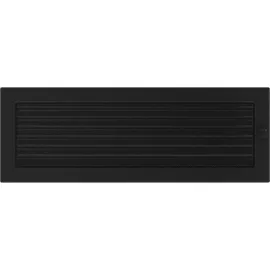 Kratki Lüftungsgitter 17x49 schwarz