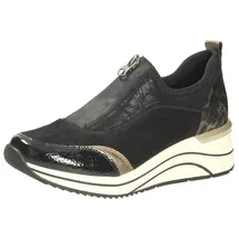remonte Slip-On Sneaker gold/schwarz Damen 42