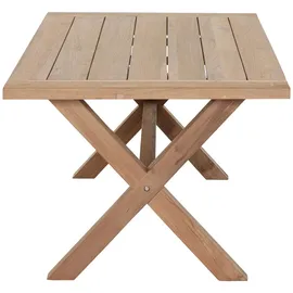 Siena Garden Cardiff Gartentisch 180 x 100 x 76 cm Teakholz beige