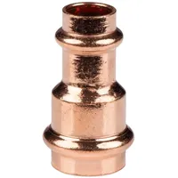 Pipetec Kupfer Pressfitting Reduzierstück 22 x 15 mm V+M-Kontur DVGW
