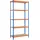 Simonrack Schwerlastregal, Lagerregal, 180x90x40 cm, Traglast pro Ebene, Blau/Orange)