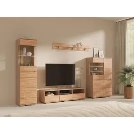 OTTO home Vitrine VETRO 90 x 40 x 145,5 cm Braun
