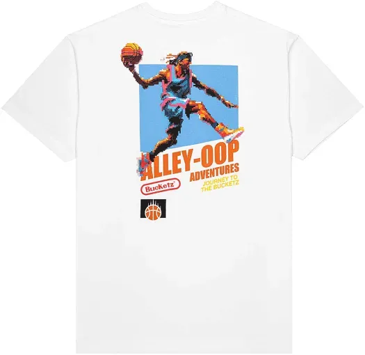 Bucketz Alley-Oop Adventures T-Shirt Weiß