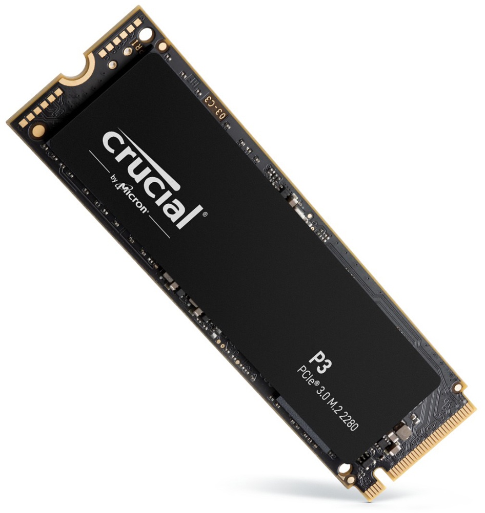 Crucial P3 SSD 1TB M.2 2280 PCIe Gen3 NVMe Internes Solid-State-Module