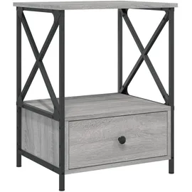 vidaXL Nachtschrank 50 x 41 x 65 cm Grau