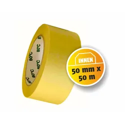 Kreppband Malerkrepp Innenbereich 50 mm x 50 m 6 Rollen