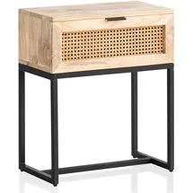 KADIMA DESIGN Nachtschrank 50 x 60 x 30 cm Braun