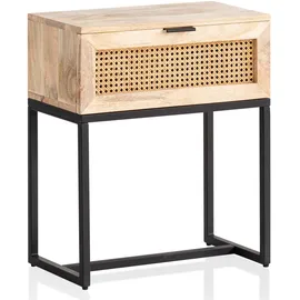 KADIMA DESIGN Nachtschrank 50 x 60 x 30 cm Braun
