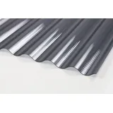 Gutta Polycarbonat Wellplatte Sinus 76/18 450 x 90 cm anthrazit