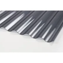 Gutta Polycarbonat Wellplatte Sinus 76/18 450 x 90 cm anthrazit