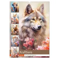 Calvendo Krafttiere als spirituelle Begleiter (Wandkalender 2026 DIN A3