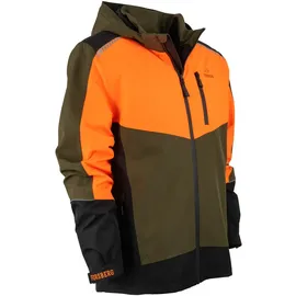 Forsberg Skogar Softshelljacke neonorange/darkoliv S