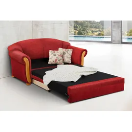 Home Affaire Schlafcouch Chenille 2-Sitzer Rot