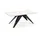 Feldmann-Wohnen Vento 160 x 76 x 90 cm Bianco Marmor/Schwarz