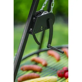 Cook King Schwenkgrill 200 cm schwarz