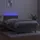 vidaXL Boxspringbett mit Matratze & LED Hellgrau 80x200 cm Samt