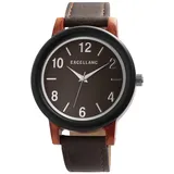 Excellanc Uni Uhr aus Holz - Braun/Braun